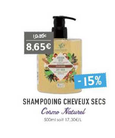 shampooing cheuveux secs cosmo naturel