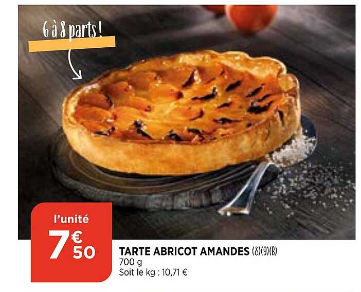 Tarte Abricot Amandes
