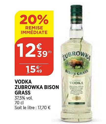 vodka zubrowka bison grass