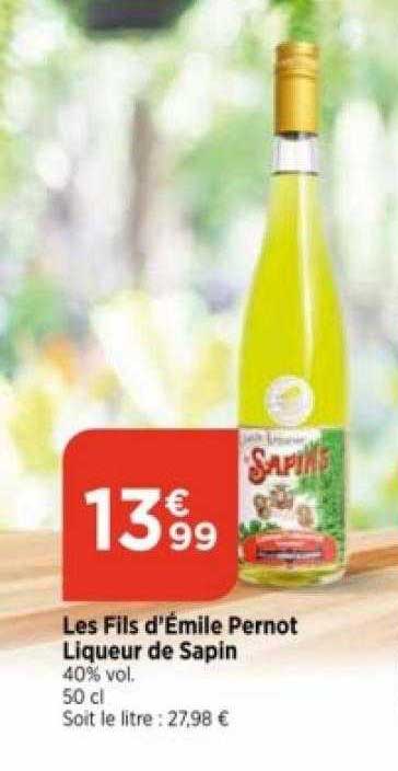 les fils d'émile pernot liqueur de sapin