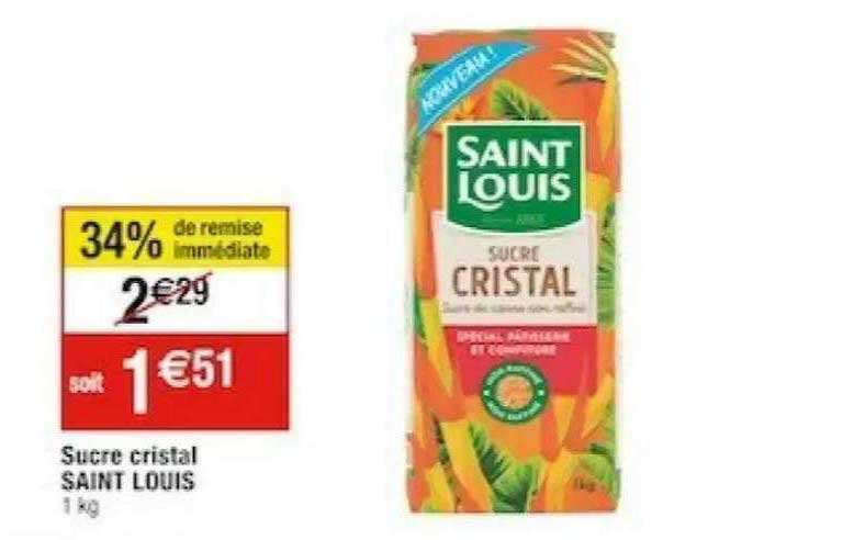 sucre cristal saint louis