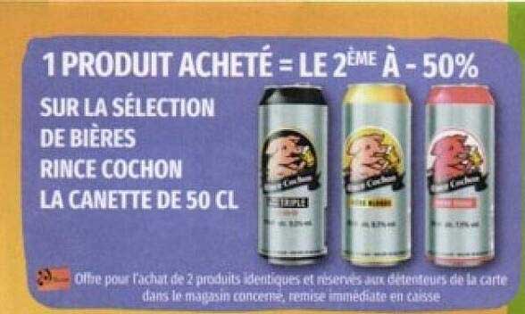 bières rince cochon
