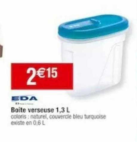 boîte verseuse 1,3l eda