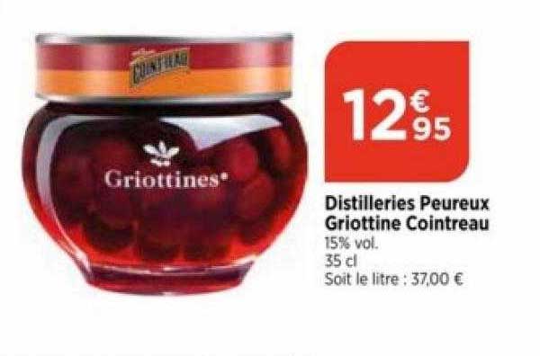 distilleries peureux griottine cointreau