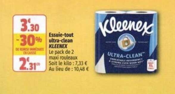 essuie-tout ultra-clean kleenex
