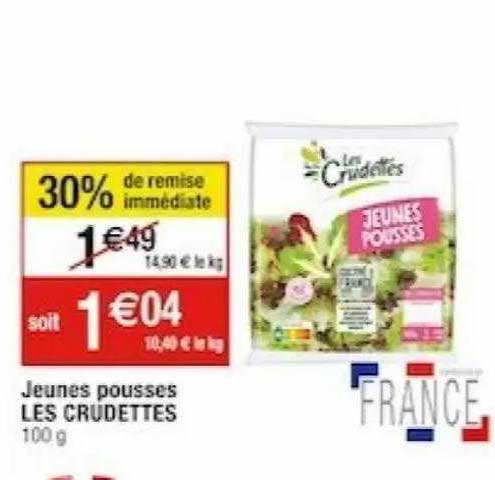 jeunes pousses les crudettes