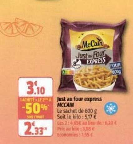 just au four express mc cain