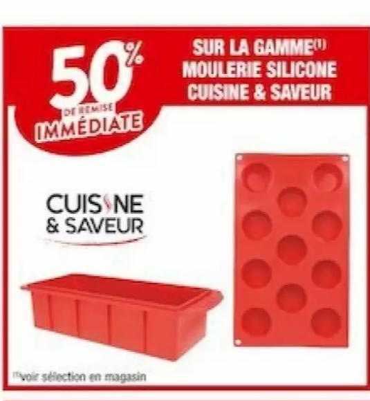 la gamme moulerie silicone cuisine & saveur