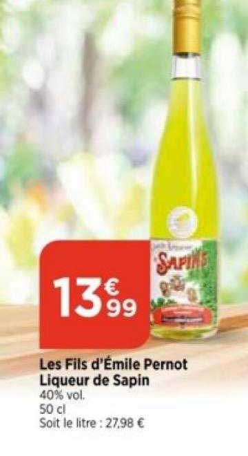 les fils d'émile pernot liqueur de sapin