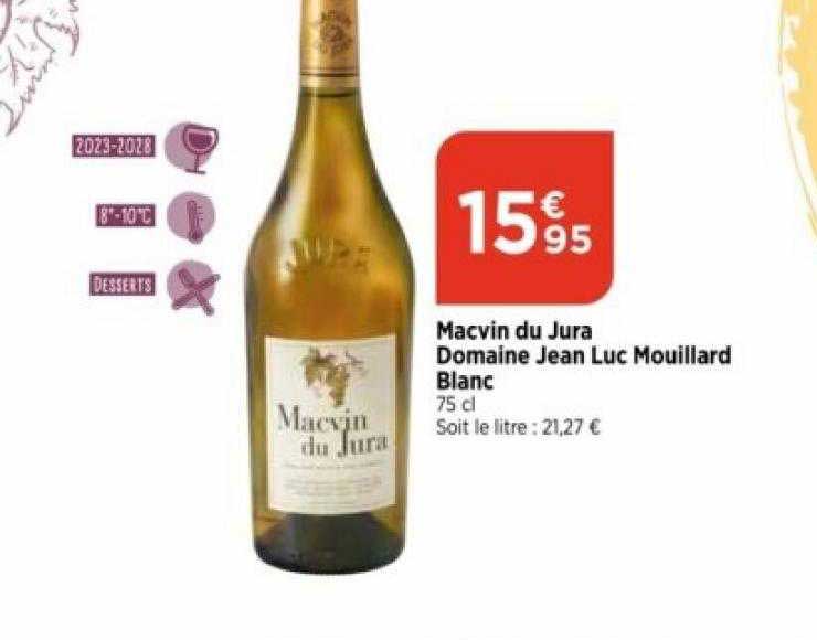 macvin du jura domaine jean luc mouillard blanc