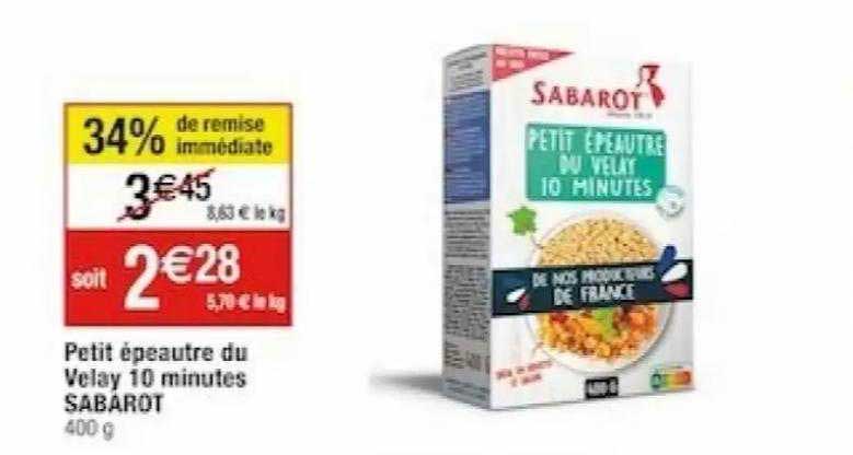 petit épeautre du velay 10 minutes sabarot