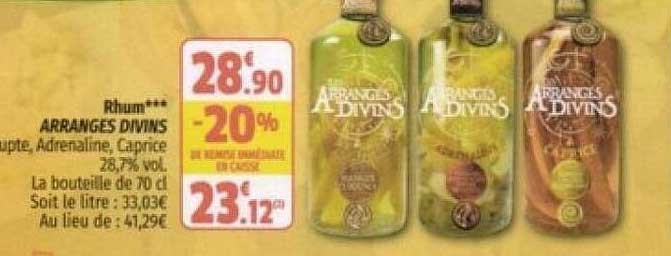 rhum arrangés divins