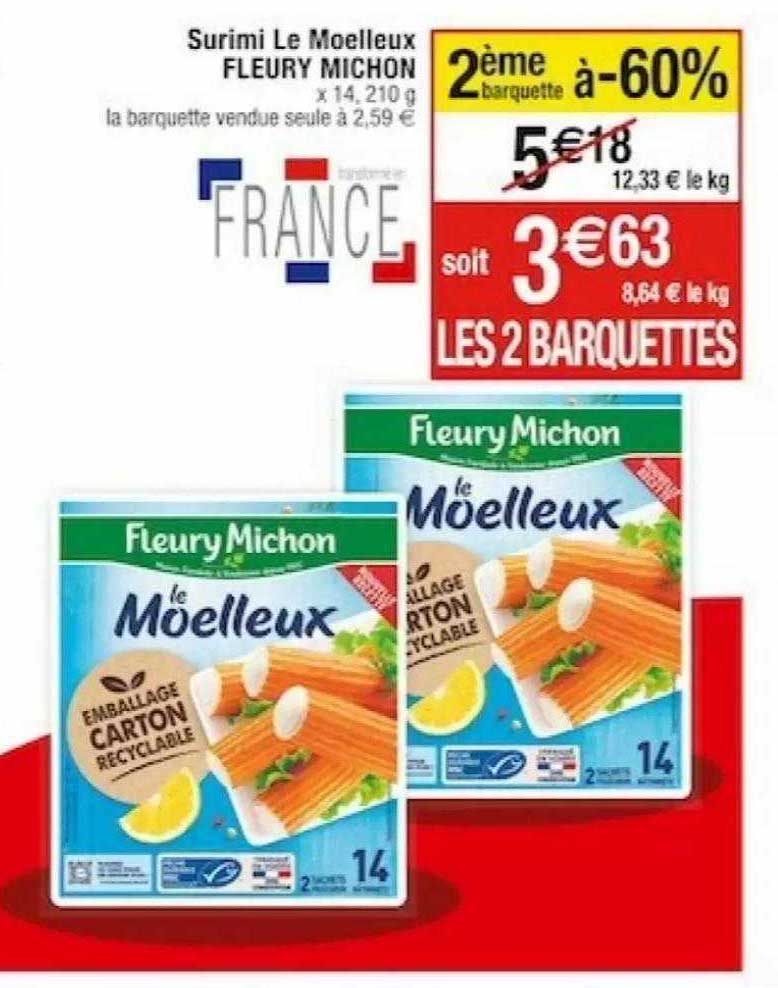 surimi le moelleux fleury michon