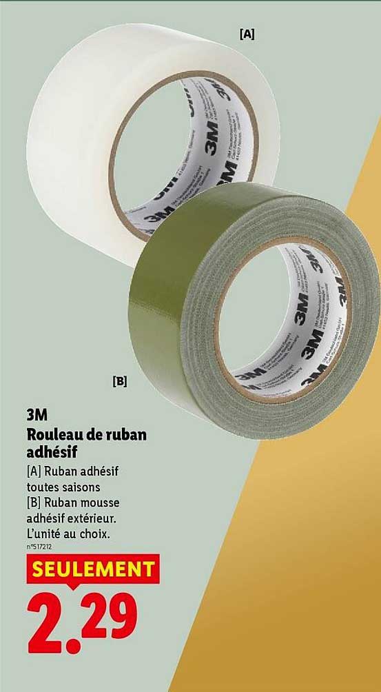3M Rouleau de ruban adhésif