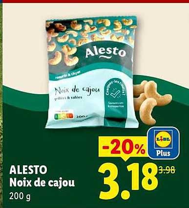 ALESTO Noix de cajou