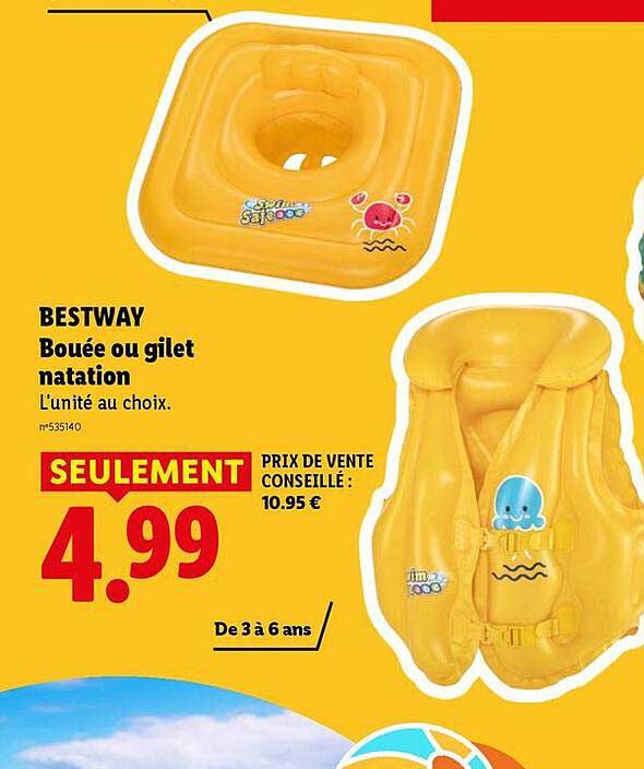 BESTWAY Bouée ou gilet natation