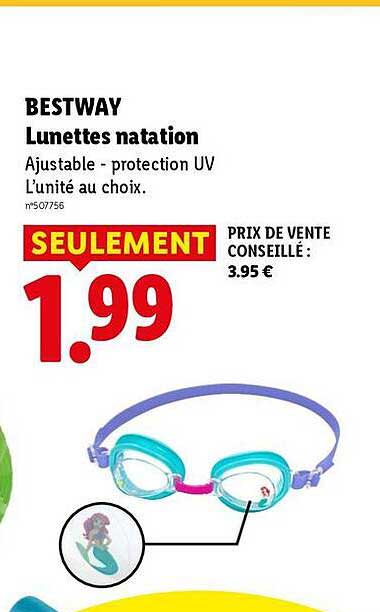 BESTWAY Lunettes natation