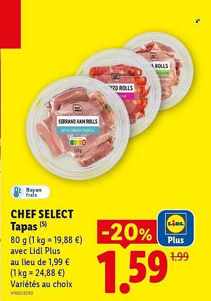 CHEF SELECT Tapas