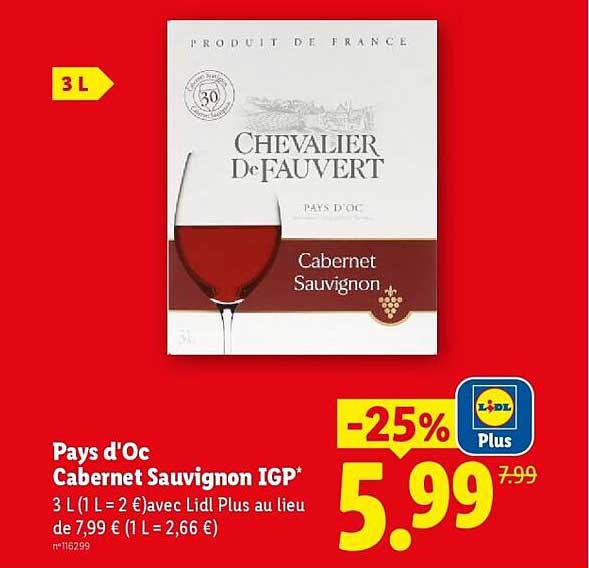 Chevalier De Fauvert Cabernet Sauvignon