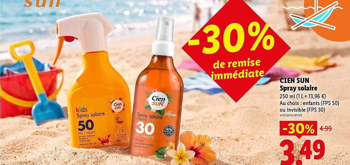CIEN SUN Spray solaire