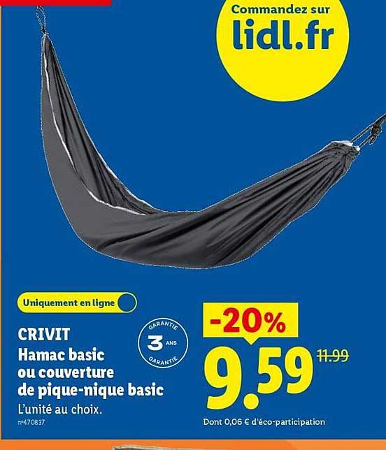 CRIVIT Hamac basic