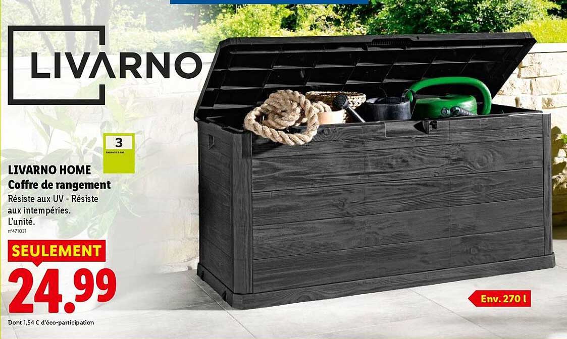 LIVARNO HOME Coffre de rangement