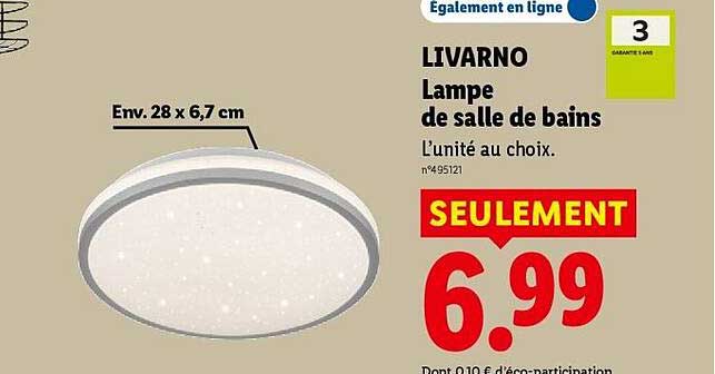 LIVARNO Lampe de salle de bains