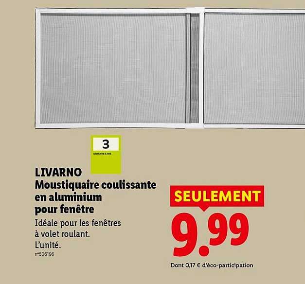 LIVARNO Moustiquaire coulissante