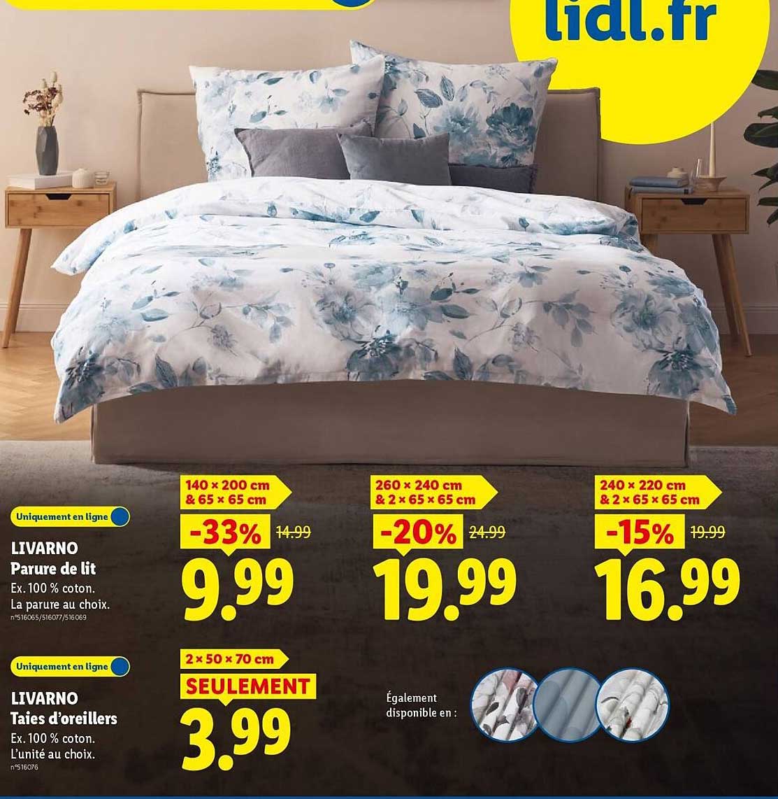 LIVARNO Parure de lit