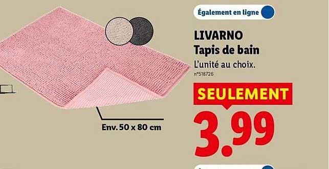 LIVARNO Tapis de bain