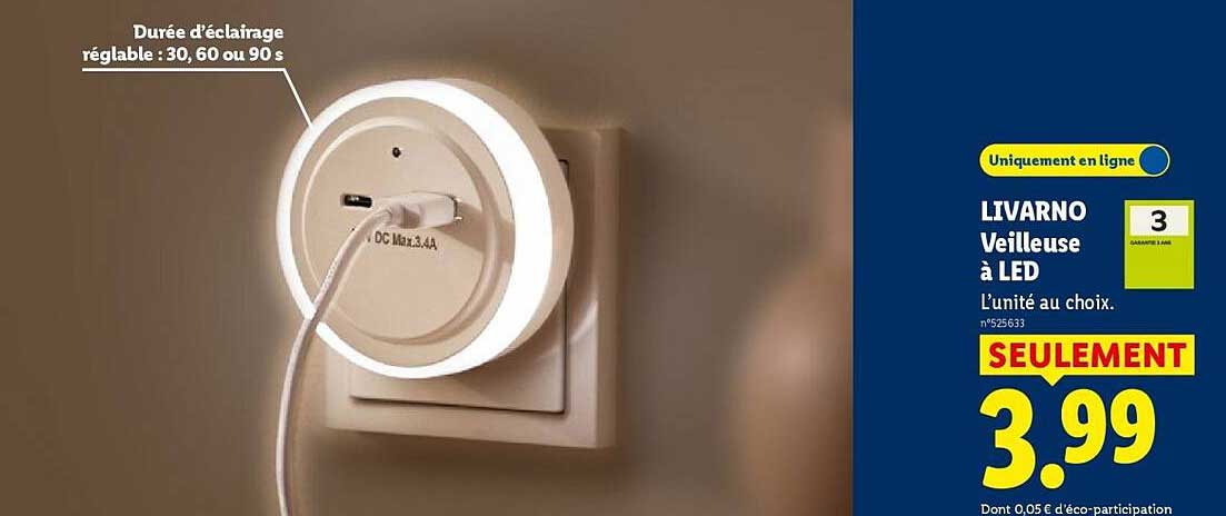 LIVARNO Veilleuse à LED