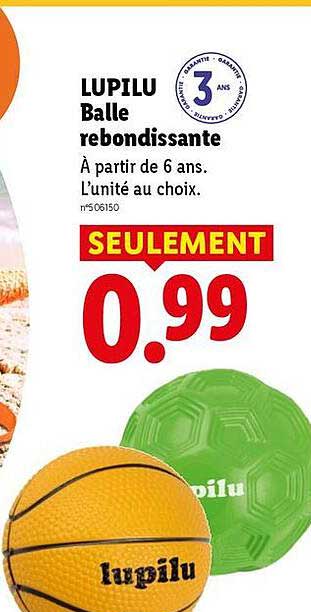 LUPILU Balle rebondissante