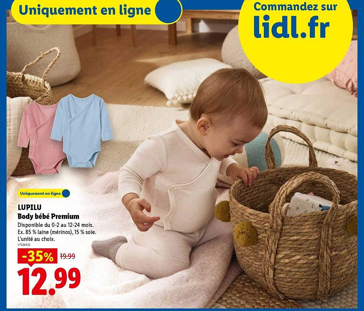 LUPILU Body bébé Premium