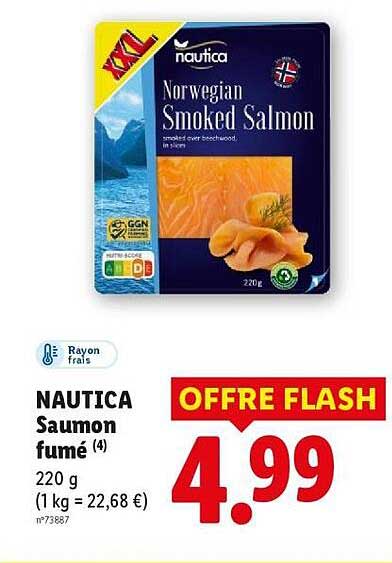 NAUTICA Saumon fumé