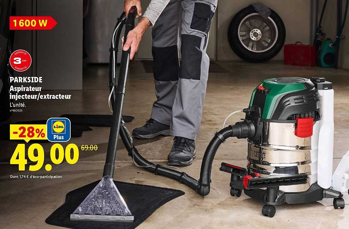PARKSIDE Aspirateur injecteur/extracteur