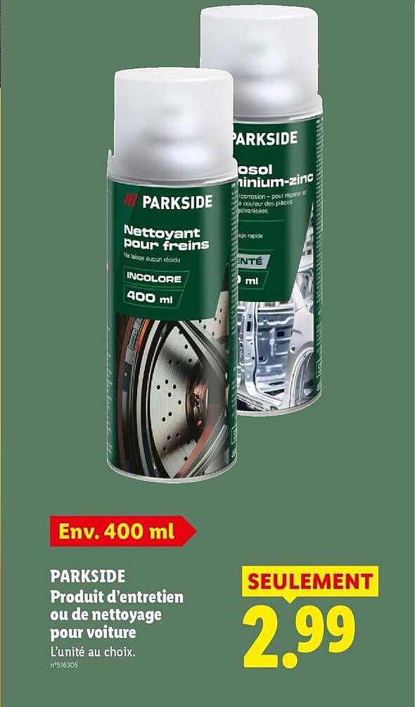 PARKSIDE Nettoyant pour freins