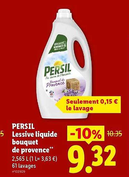 PERSIL Lessive liquide bouquet de provence