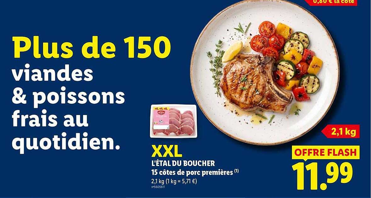 Plus de 150 viandes & poissons frais au quotidien