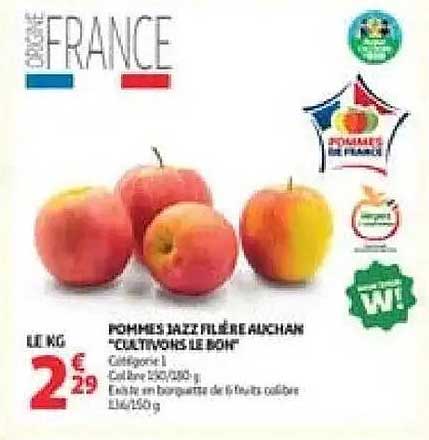 POMMES JAZZ FILIÈRE AUCHAN "CATIMON LE BON