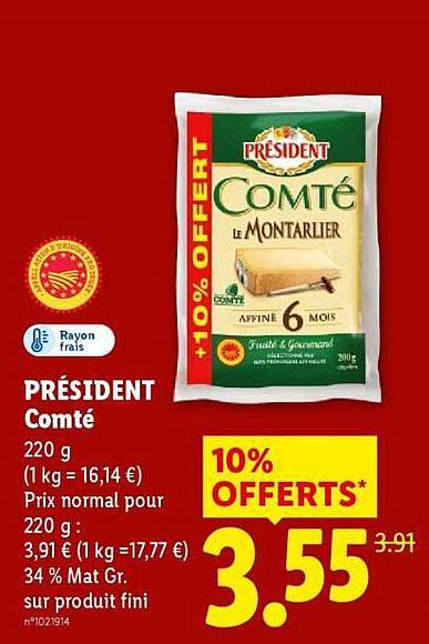 PRÉSIDENT Comté