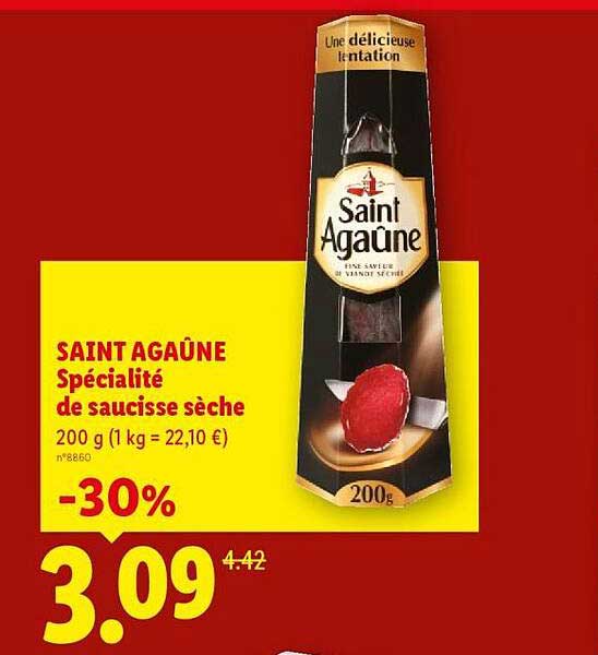 Saint Agaûne Spécialité de saucisse sèche