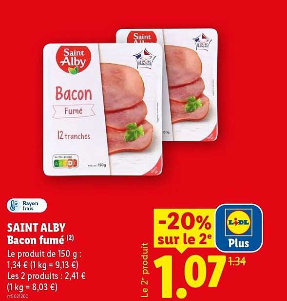 Saint Alby Bacon fumé