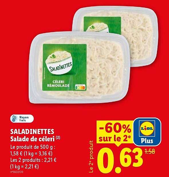 SALADINETTES Céleri Rémoulade