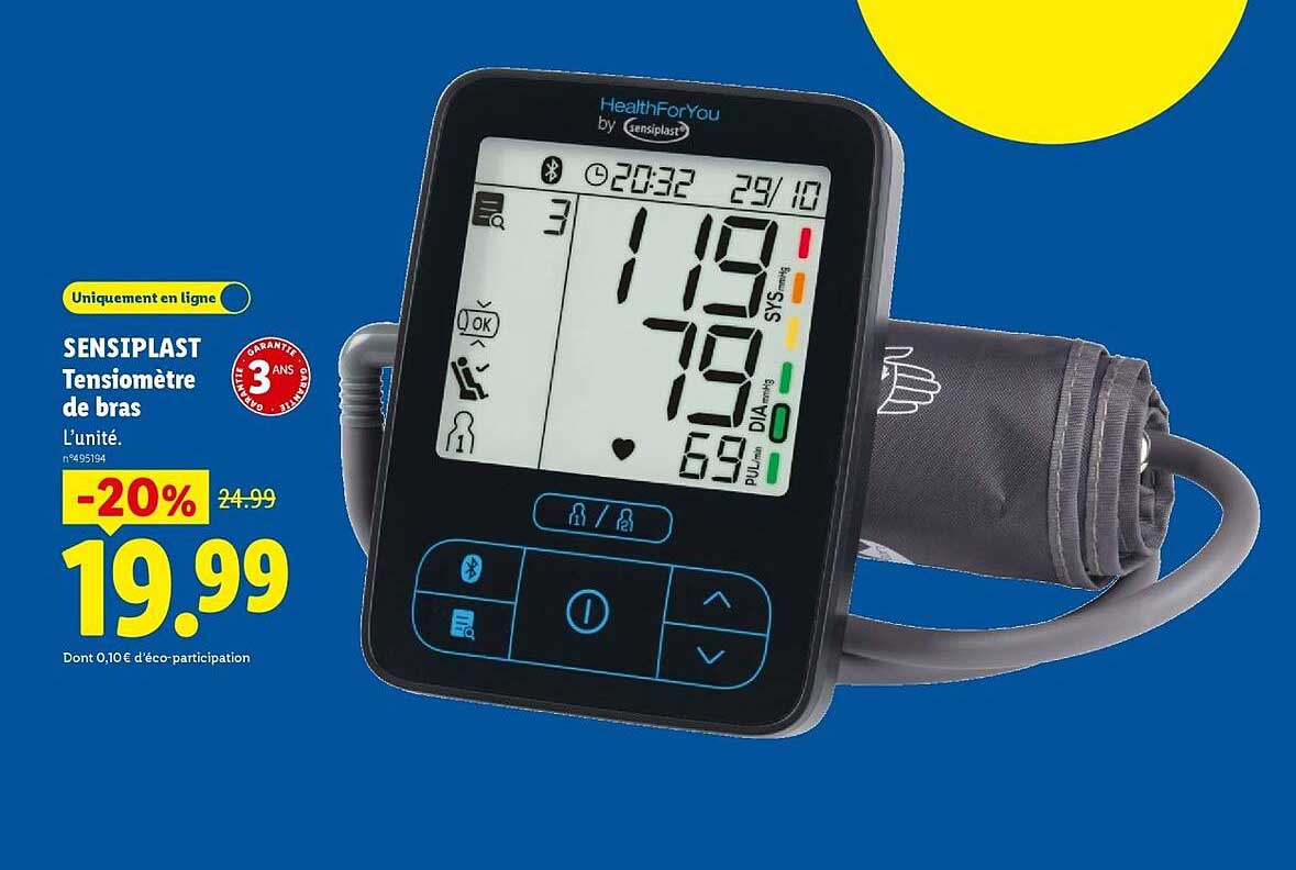 SENSIPLAST Tensiomètre de bras