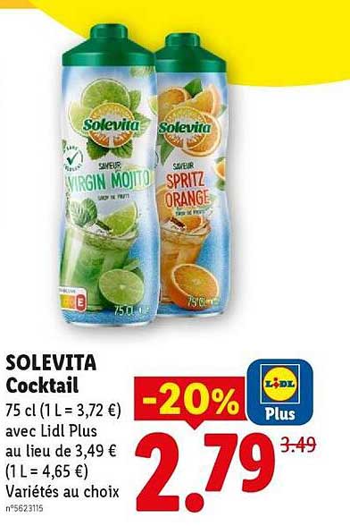 SOLEVITA Cocktail