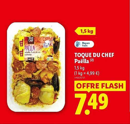 TOQUE DU CHEF Paëlla