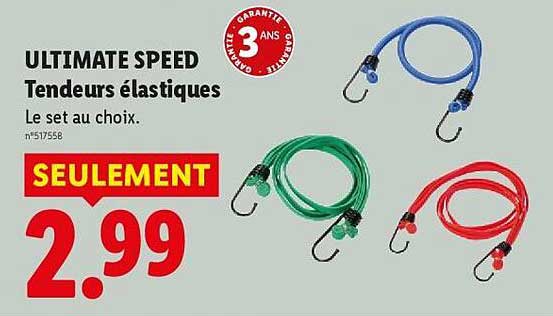 ULTIMATE SPEED Tendeurs élastiques