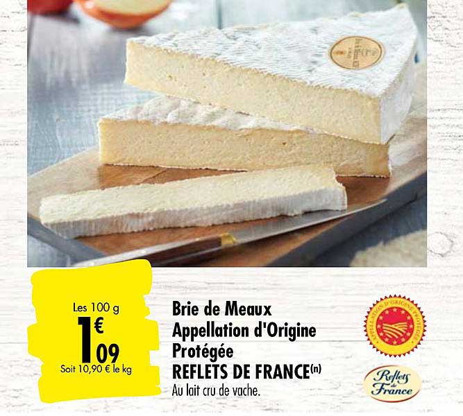 brie de meaux appellation d'origine protégée reflets de france