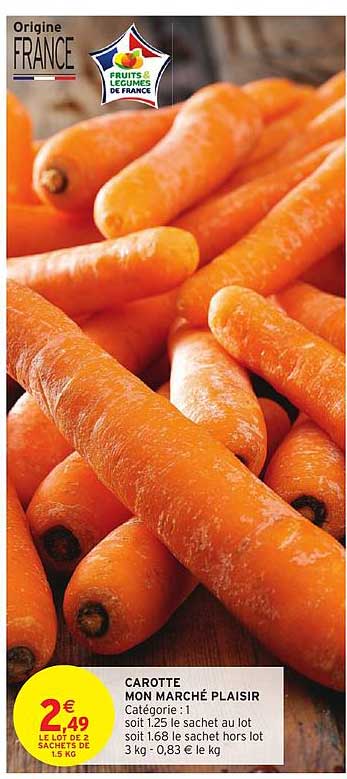 carotte mon marché plaisir