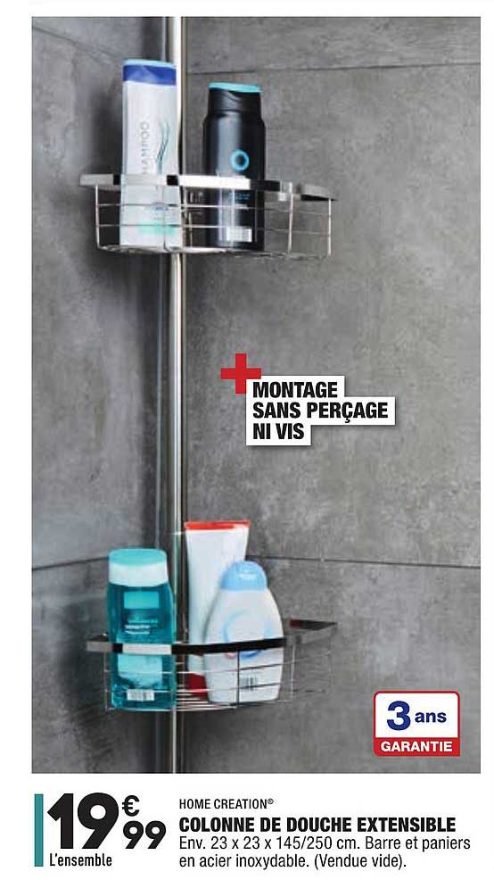 Colonne De Douche Extensible Home Creation